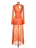 Caroline Constas Print Orange Cocktail Dress Size S - photo 2