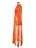 Caroline Constas Print Orange Cocktail Dress Size S - photo 5