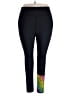 Zyia Active Color Block Black Active Pants Size 20 - photo 1