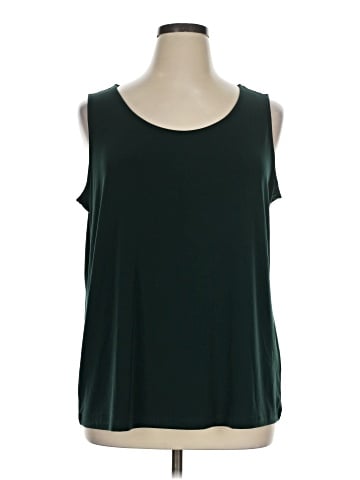 Susan Graver Sleeveless T-Shirt (view 1)
