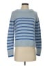 Elie Tahari Stripes Blue Pullover Sweater Size S - photo 1