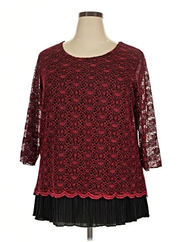 Cj Banks 3/4 Sleeve Blouse (view 1)