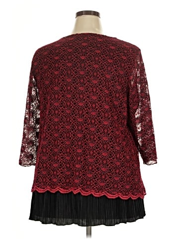 Cj Banks 3/4 Sleeve Blouse (view 2)