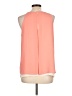 Saint Tropez West 100% Polyester Orange Sleeveless Blouse Size L - photo 2