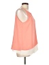 Saint Tropez West 100% Polyester Orange Sleeveless Blouse Size L - photo 4