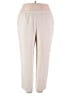 Eileen Fisher 100% Silk Solid Ivory Silk Pants Size XL - photo 1