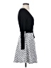 Gilli Houndstooth Black Cocktail Dress Size S - photo 4