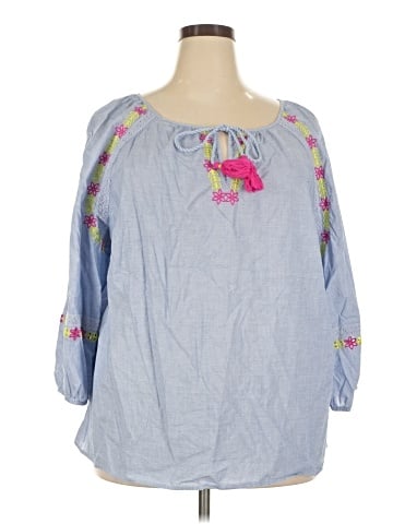 Talbots Outlet 3/4 Sleeve Blouse (view 1)