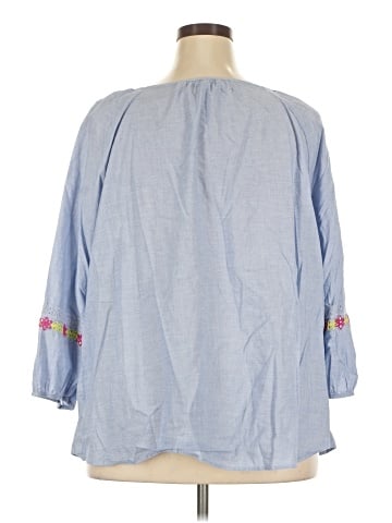 Talbots Outlet 3/4 Sleeve Blouse (view 2)
