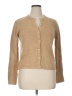August Silk Tweed Tan Long Sleeve Blouse Size XL - photo 1