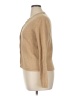 August Silk Tweed Tan Long Sleeve Blouse Size XL - photo 5