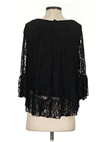 Aqua 3/4 Sleeve Blouse (view 2)