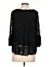 Aqua Black 3/4 Sleeve Blouse Size S - photo 2