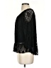 Aqua Black 3/4 Sleeve Blouse Size S - photo 5