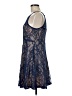 Francesca's 100% Nylon Blue Cocktail Dress Size M - photo 5
