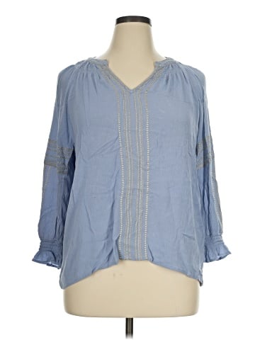 Cato 3/4 Sleeve Blouse (view 1)