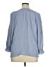 Cato 100% Rayon Blue 3/4 Sleeve Blouse Size XL - photo 2