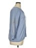 Cato 100% Rayon Blue 3/4 Sleeve Blouse Size XL - photo 4