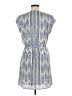 DR2 100% Polyester Chevron-herringbone Blue Casual Dress Size M - photo 2