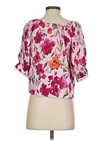 Nicole Miller Artelier Short Sleeve Blouse (view 2)