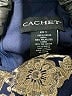 Cachet Floral Blue Cocktail Dress Size 4 - photo 7