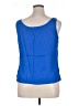 August Silk 100% Rayon Blue Sleeveless Top Size 16 - photo 2