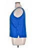 August Silk 100% Rayon Blue Sleeveless Top Size 16 - photo 5