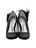 Nina Black Heels Size 7 1/2 - photo 2