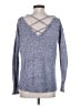 American Eagle Outfitters Tweed Blue Pullover Sweater Size S - photo 2