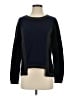 Milly Color Block Blue Wool Pullover Sweater Size S - photo 1