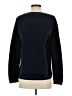 Milly Color Block Blue Wool Pullover Sweater Size S - photo 2