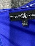 Betsy & Adam Solid Blue Cocktail Dress Size 14 - photo 4