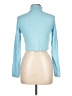 Rosio Blue Long Sleeve Turtleneck Size L - photo 2