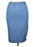 Unbranded Solid Blue Casual Skirt Size XL - photo 2