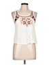 Eyeshadow 100% Rayon White Sleeveless Top Size L - photo 1