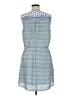 Gap 100% Polyester Print Blue Casual Dress Size M - photo 2