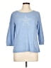 Talbots Outlet Stars Blue Pullover Sweater Size L - photo 1