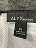 Alyx 100% Polyester Solid White Short Sleeve Blouse Size 1X - photo 7