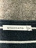 Staccato Stripes Black Pullover Sweater Size S - photo 7