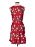 Unbranded Floral Red Casual Dress Size L - photo 2