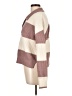 Pink Rose Color Block Brown Pullover Sweater Size L - photo 5
