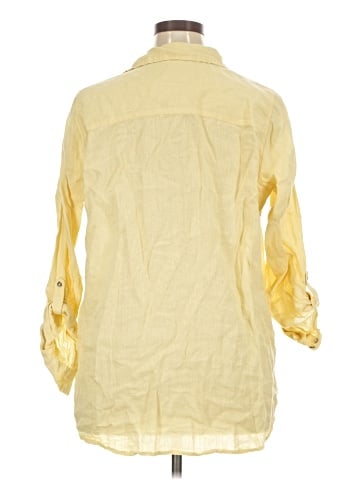Sigrid Olsen 3/4 Sleeve Button-Down Shirt (view 2)