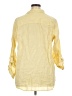 Sigrid Olsen 100% Linen Yellow 3/4 Sleeve Button-Down Shirt Size XL - photo 2
