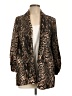 Worthington Animal Print Brown Blazer Size L - photo 1