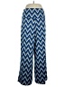 New Directions Chevron-herringbone Blue Casual Pants Size XL - photo 1