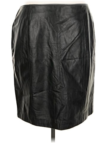 i.e. Faux Leather Skirt (view 1)