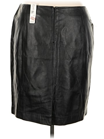 i.e. Faux Leather Skirt (view 2)
