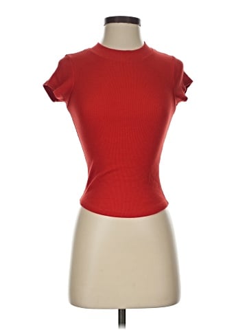 Topshop Short Sleeve Turtleneck (view 1)