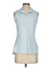 Adidas 100% Polyester Blue Sleeveless T-Shirt Size S - photo 1