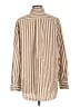 Rag & Bone 100% Cotton Stripes Brown Long Sleeve Button-Down Shirt Size L - photo 2